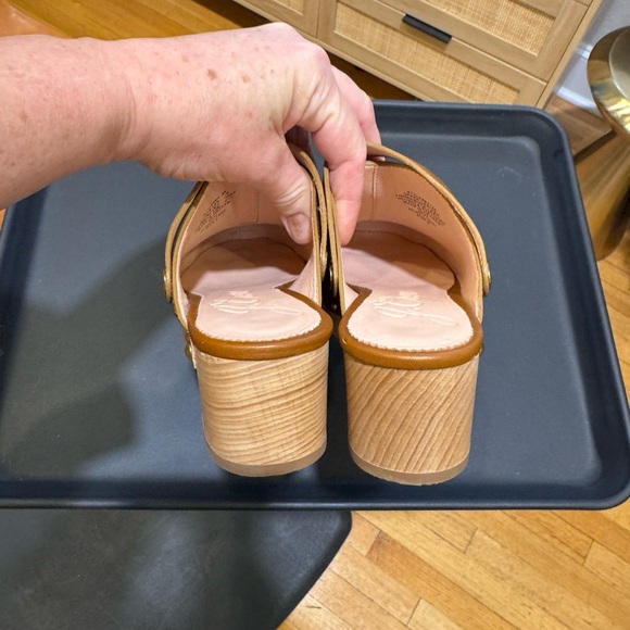 J. Crew Tan Leather Mules - Picture 3 of 4